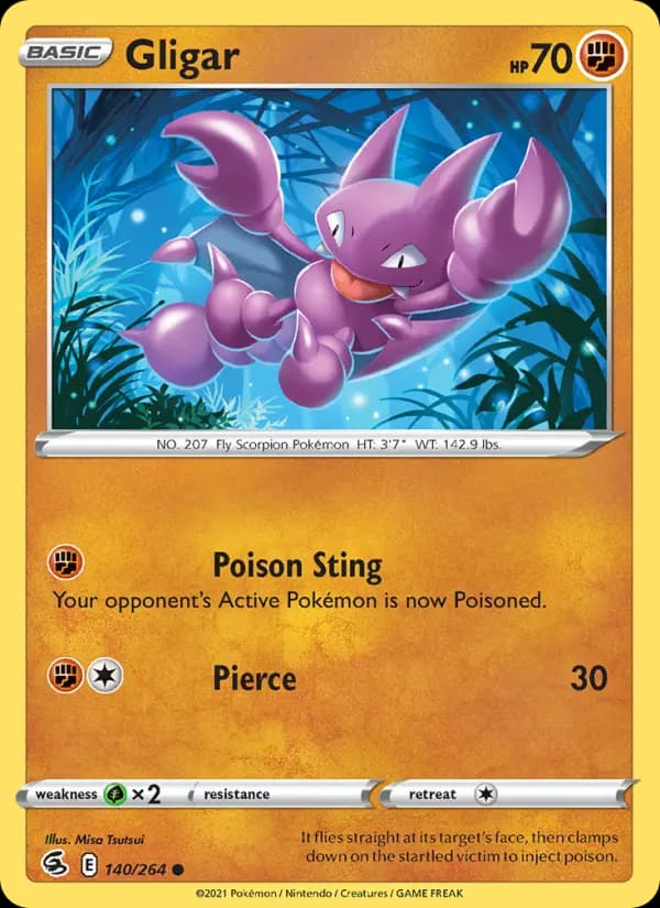 Gligar #140 — Fusion Strike