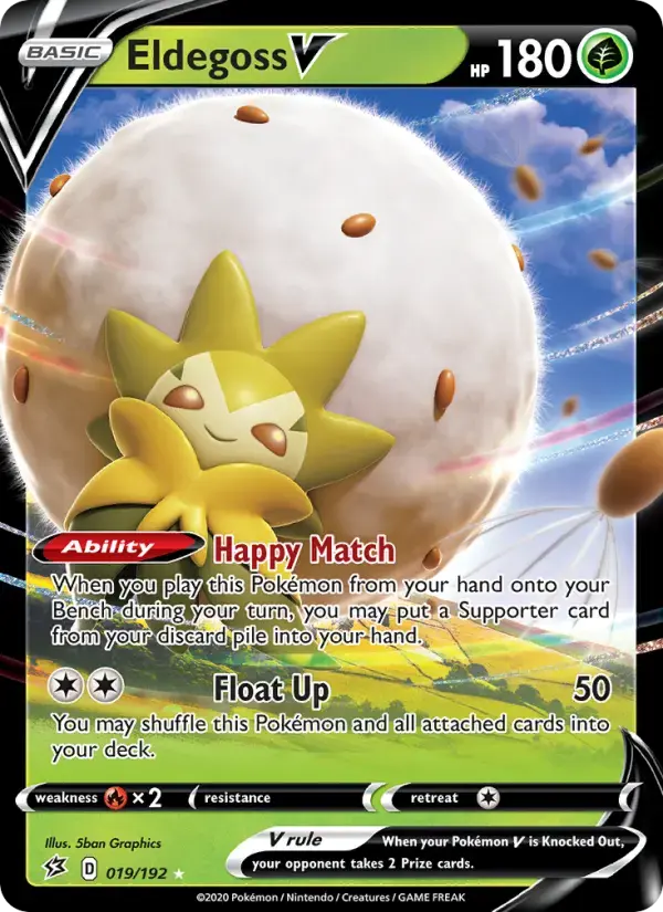 Eldegoss V #19 — Rebel Clash