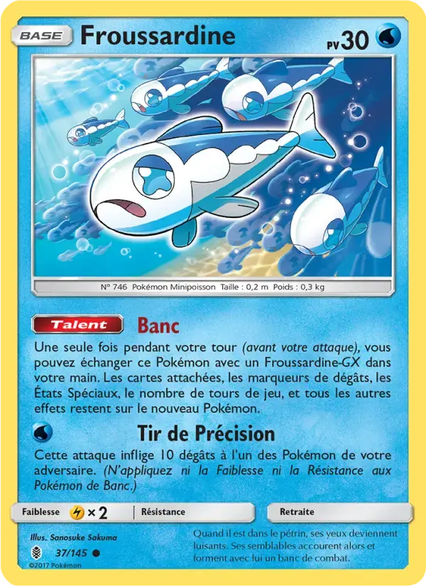 Carte Pokémon Froussardine #37 — Gardiens Ascendants