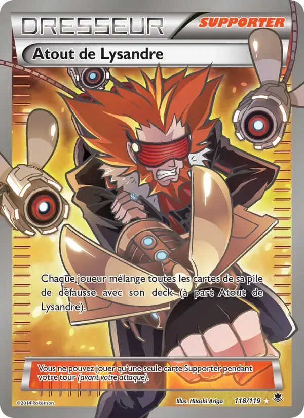 Carte Pokémon Atout de Lysandre #118 — Vigueur Spectrale