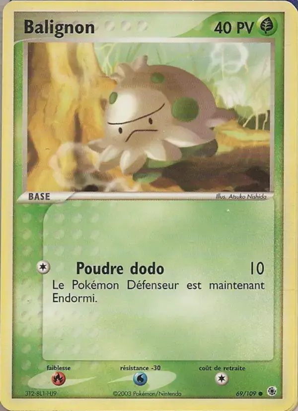 Carte Pokémon Balignon #69 — Rubis & Saphir