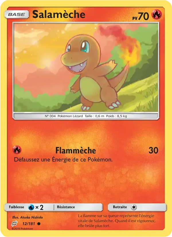 Carte Pokémon Salamèche #12 — Duo de Choc