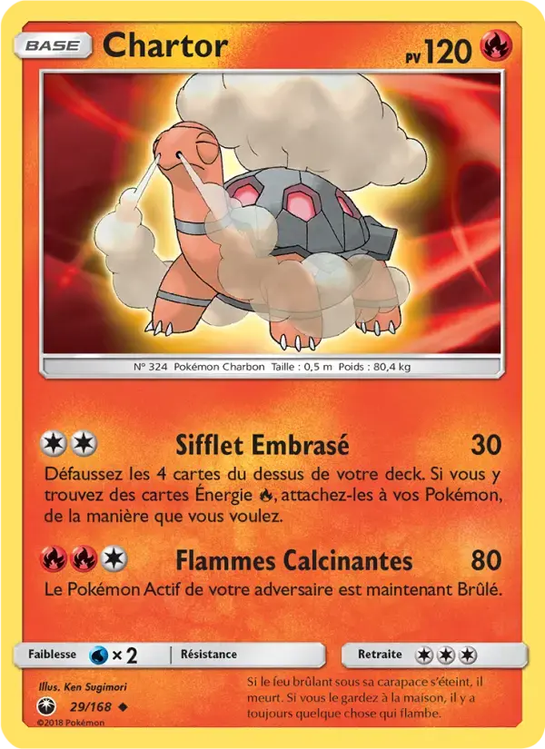 Carte Pokémon Chartor #29 — Tempête Céleste