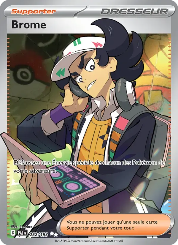 Carte Pokémon Brome #252 — Évolutions à Paldea