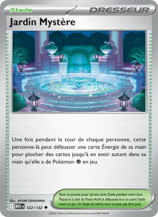 Carte Pokémon Jardin Mystère #122 — Méga-Évolution