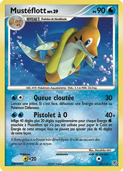 Carte Pokémon Mustéflott #26 — Diamant et Perle