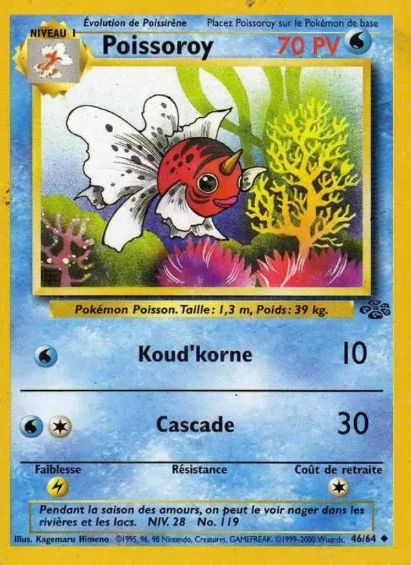 Carte Pokémon Poissoroy #46 — Jungle
