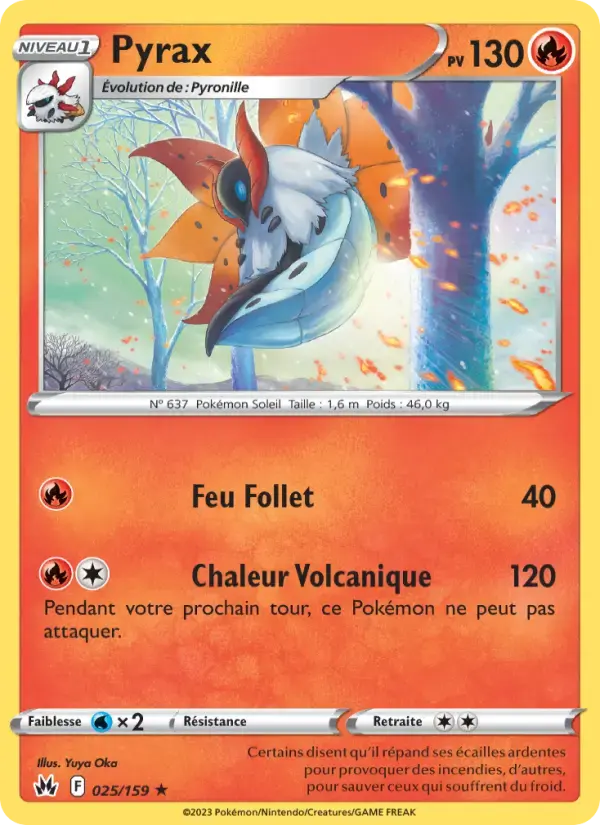 Carte Pokémon Pyrax #025 — Zénith Suprême