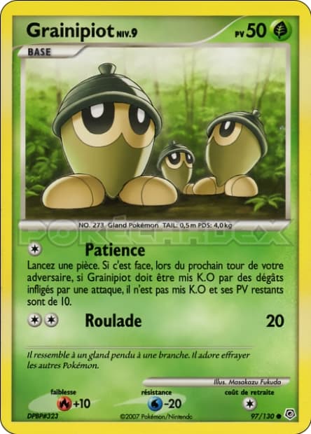 Carte Pokémon Grainipiot #97 — Diamant et Perle