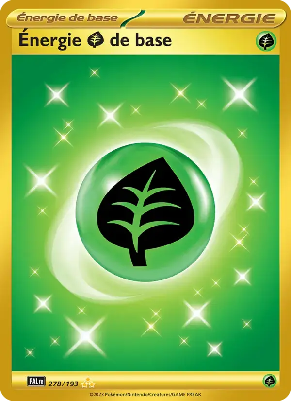 Carte Pokémon Énergie Grass de base #278 — Évolutions à Paldea
