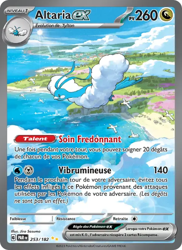 Carte Pokémon Altaria-ex #253 — Faille Paradoxe