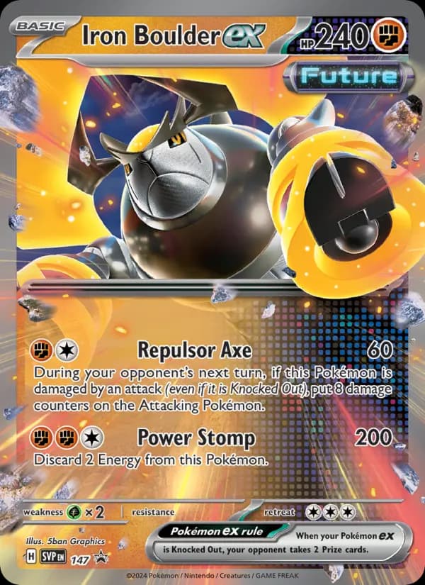 Iron Boulder ex #147 — Scarlet & Violet Promos
