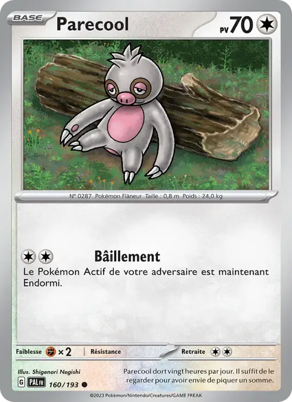 Carte Pokémon Parecool #160 — Évolutions à Paldea