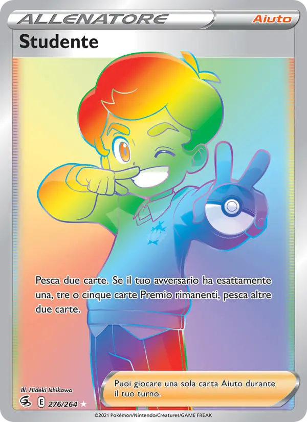 Carte Pokémon Écolier #276 — Poing de Fusion