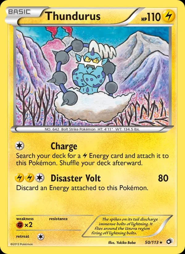Thundurus #50 — Legendary Treasures
