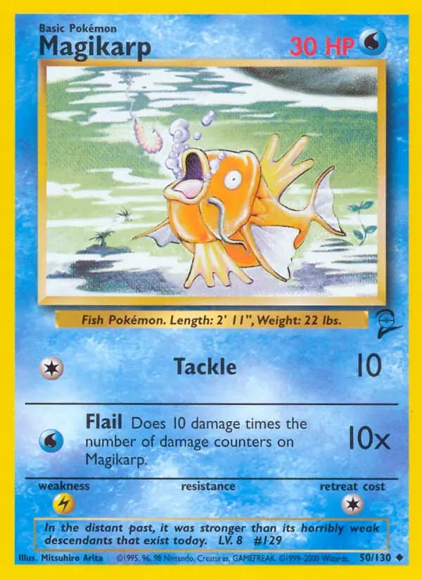 Magikarp #50 — Base Set 2