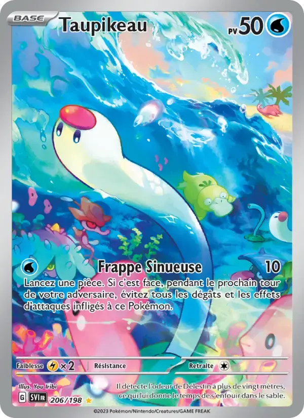 Carte Pokémon Taupikeau #206 — Écarlate et Violet