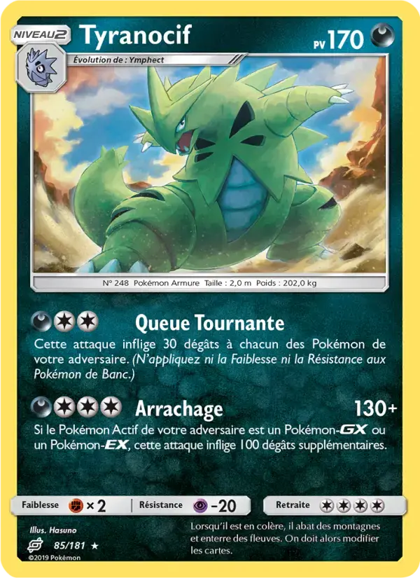 Carte Pokémon Tyranocif #85 — Duo de Choc