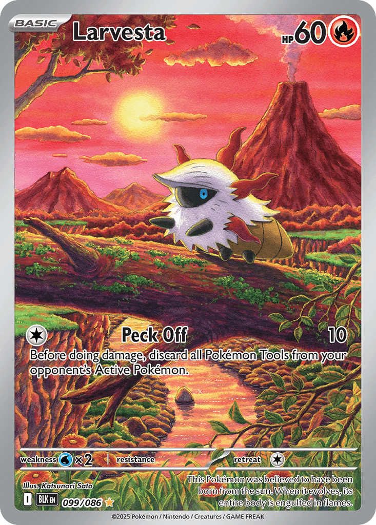 Carte Pokémon Pyronille #099 — Foudre Noire