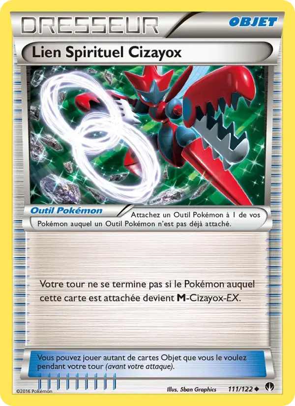 Carte Pokémon Lien Spirituel Cizayox #111 — Rupture Turbo