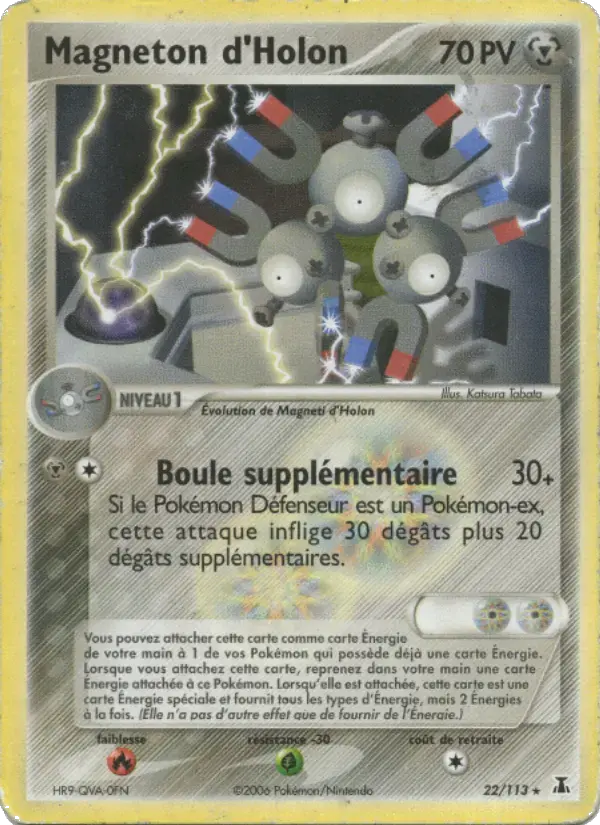 Carte Pokémon Magneton d'Holon #22 — Espèces Delta