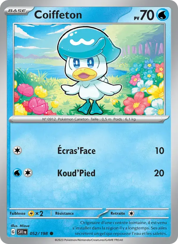 Carte Pokémon Coiffeton #052 — Écarlate et Violet