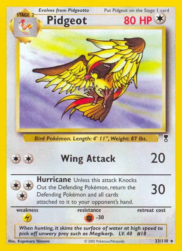 Pidgeot #33 — Legendary Collection
