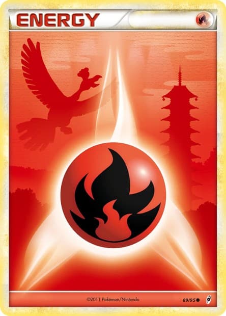Carte Pokémon Énergie Feu #89 — L'Appel des Légendes