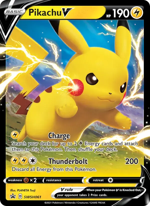 Pikachu V #SWSH061 — Sword & Shield Promos