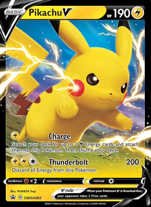 Pikachu V #SWSH061 — Sword & Shield Promos