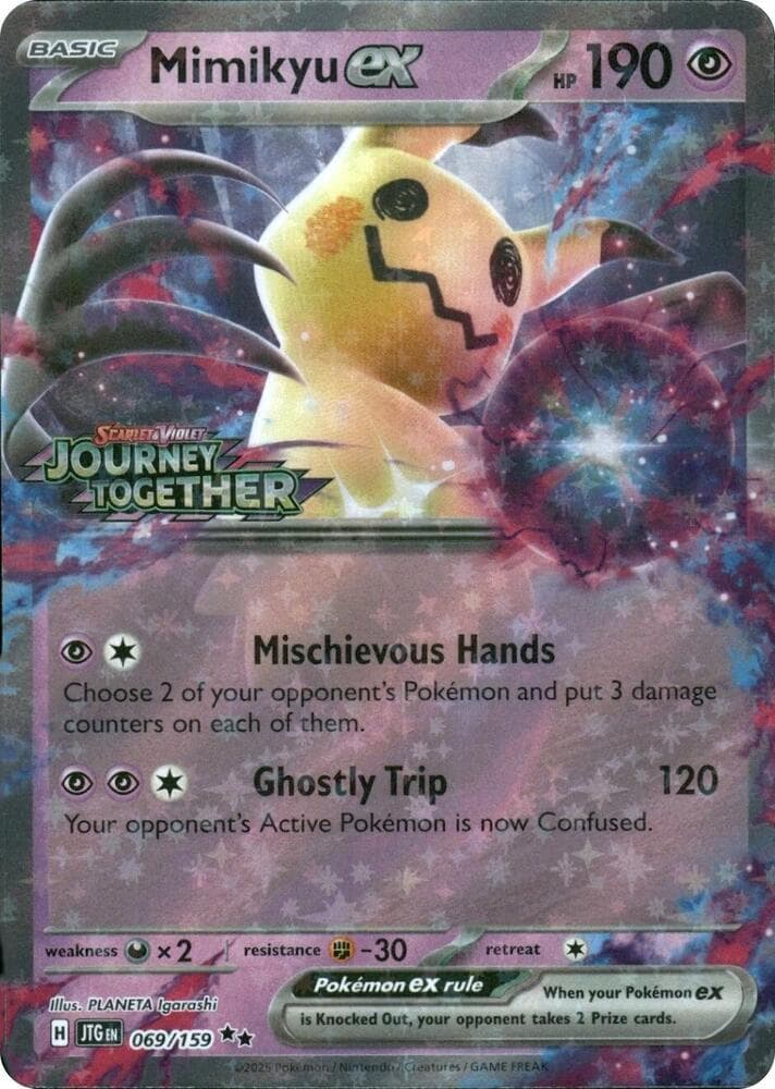 Mimikyu ex #069 Stamp V2 — Journey Together