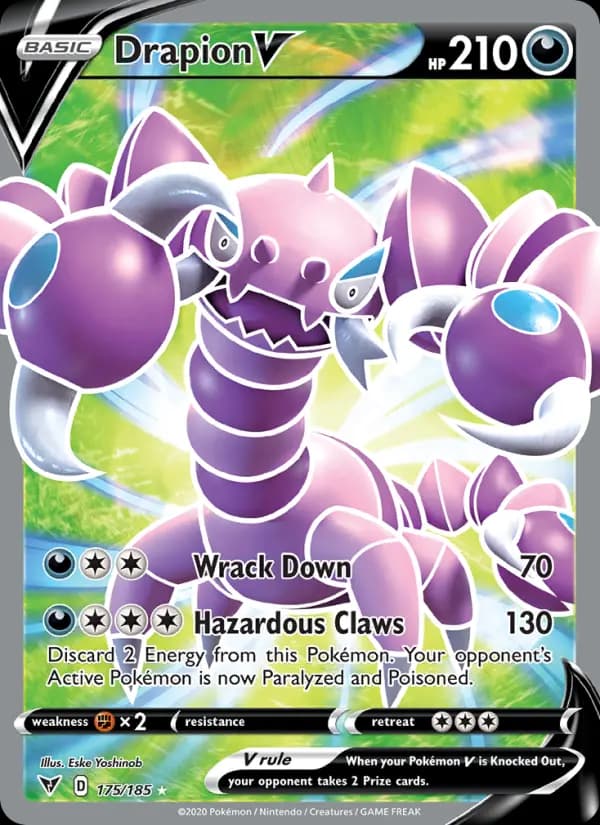 Drapion V #175 — Vivid Voltage