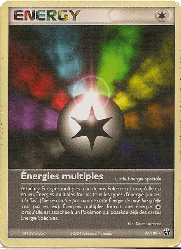Carte Pokémon Énergies multiples #93 — Tempête de Sable