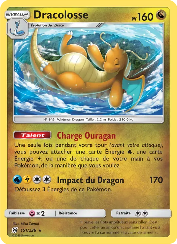 Carte Pokémon Dracolosse #151 — Harmonie des Esprits