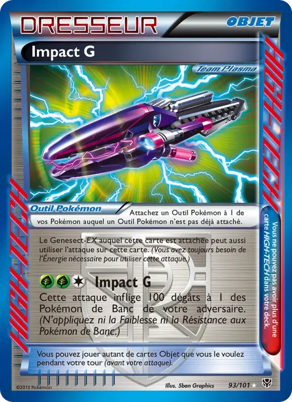 Carte Pokémon Impact G #93 — Explosion Plasma