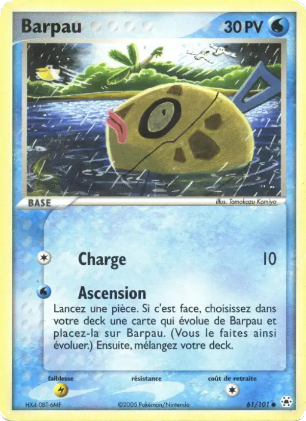 Carte Pokémon Barpau #61 — Légendes Oubliées