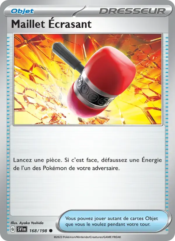 Carte Pokémon Maillet Écrasant #168 — Écarlate et Violet