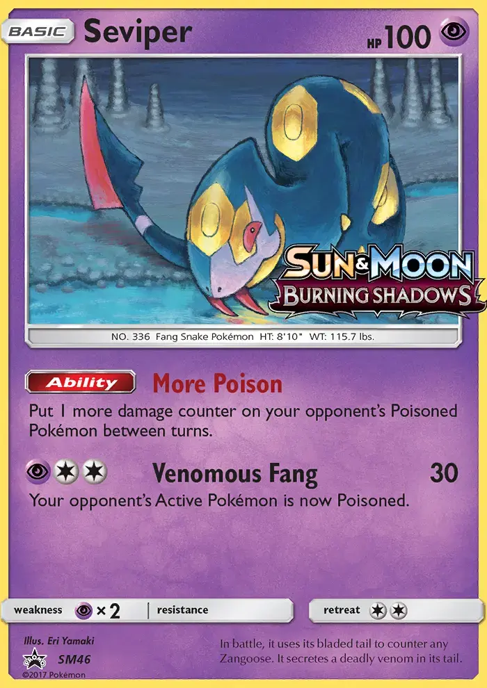 Seviper #SM46 — Sun & Moon Promos