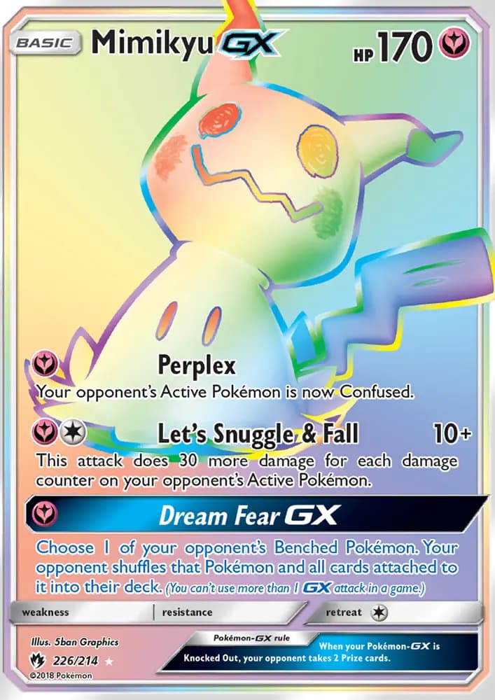 Mimikyu GX #226 — Lost Thunder