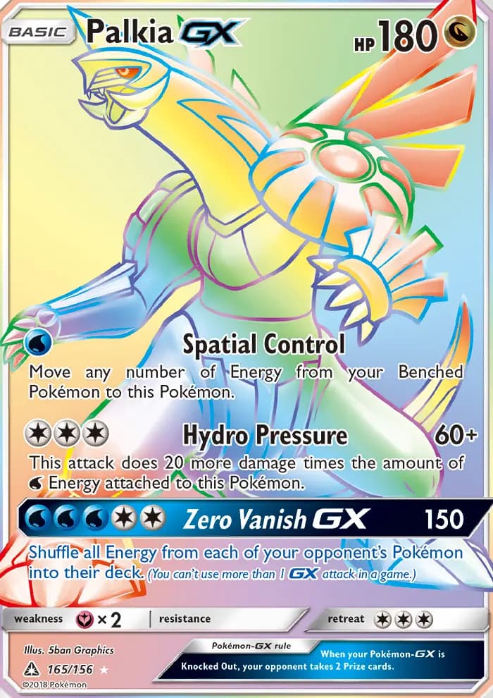 Palkia GX #165 — Ultra Prism