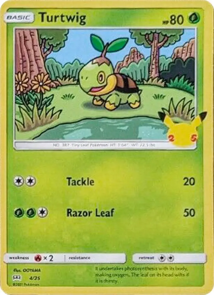 Turtwig #4 — 2021 McDonald's Collection