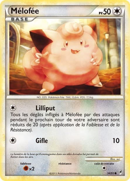 Carte Pokémon Mélofée #54 — L'Appel des Légendes