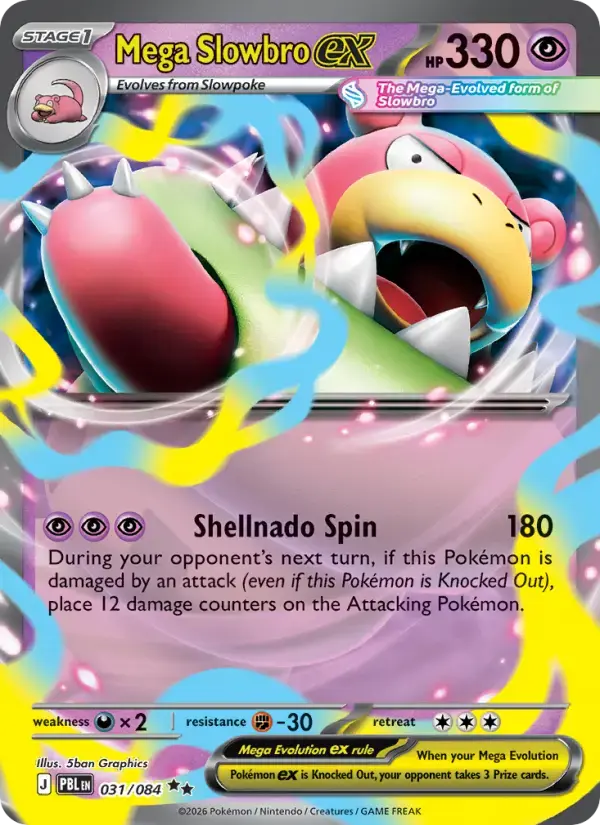 Mega Slowbro ex #031 — Pitch Black