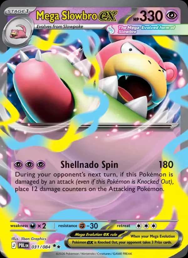 Mega Slowbro ex #031 — Pitch Black
