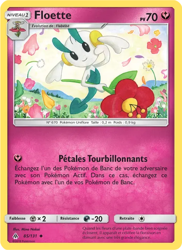 Carte Pokémon Floette #85 — Lumière Interdite