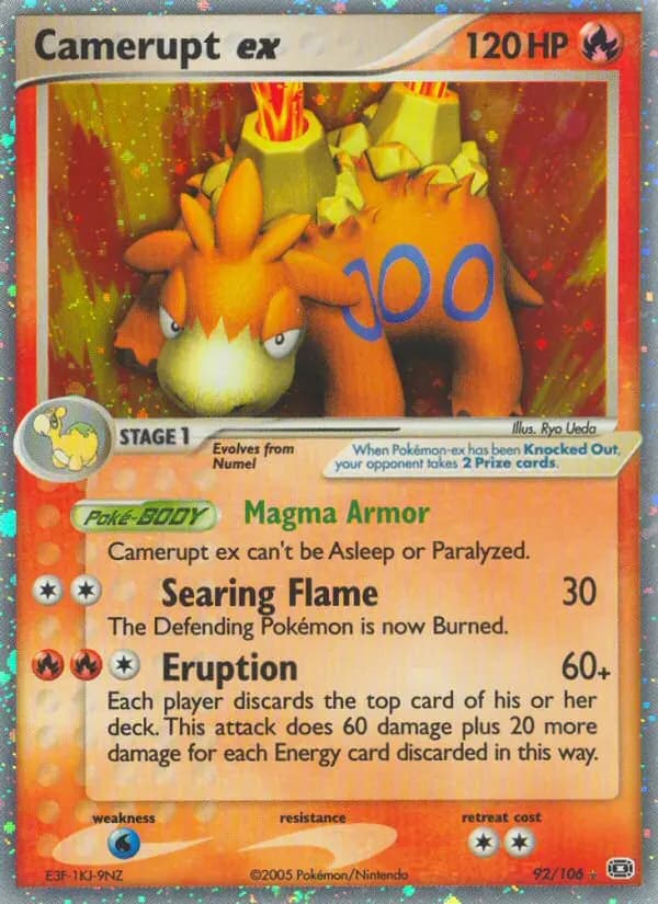 Camerupt ex #92 — Emerald