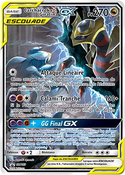 Carte Pokémon Carchacrok et Giratina GX #SM193 — Promos Soleil et Lune