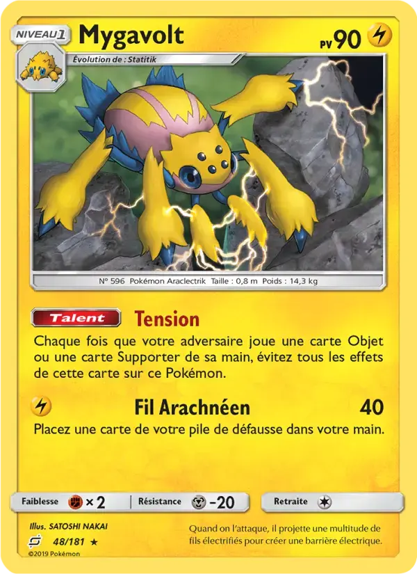Carte Pokémon Mygavolt #48 — Duo de Choc