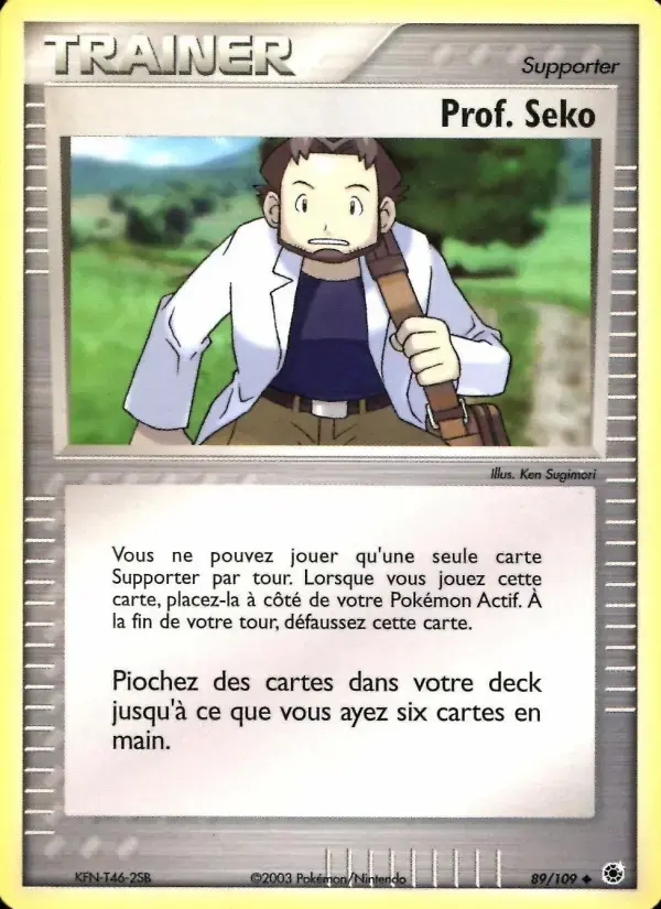 Carte Pokémon Prof. Seko #89 — Rubis & Saphir