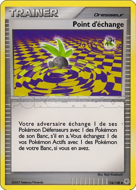 Carte Pokémon Point d'échange #116 — Diamant et Perle